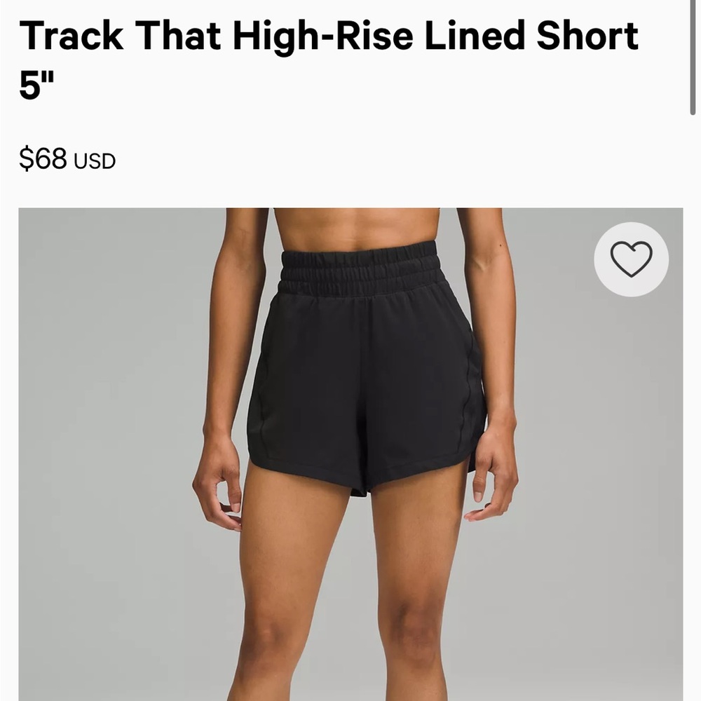 Lululemon Athletica Lilac Athletic Shorts Relaxed Fit